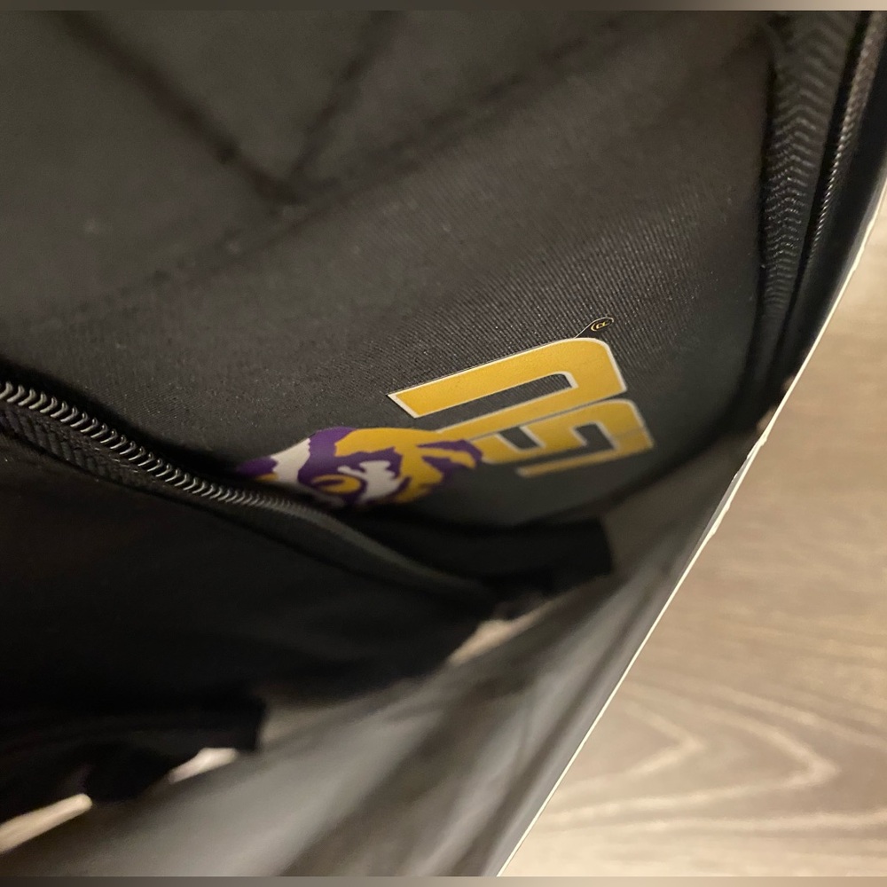 LSU Tigers- Picnic Time Oniva NCAA Potluck Tote Casserole Carrier Black - Picture 10 of 11